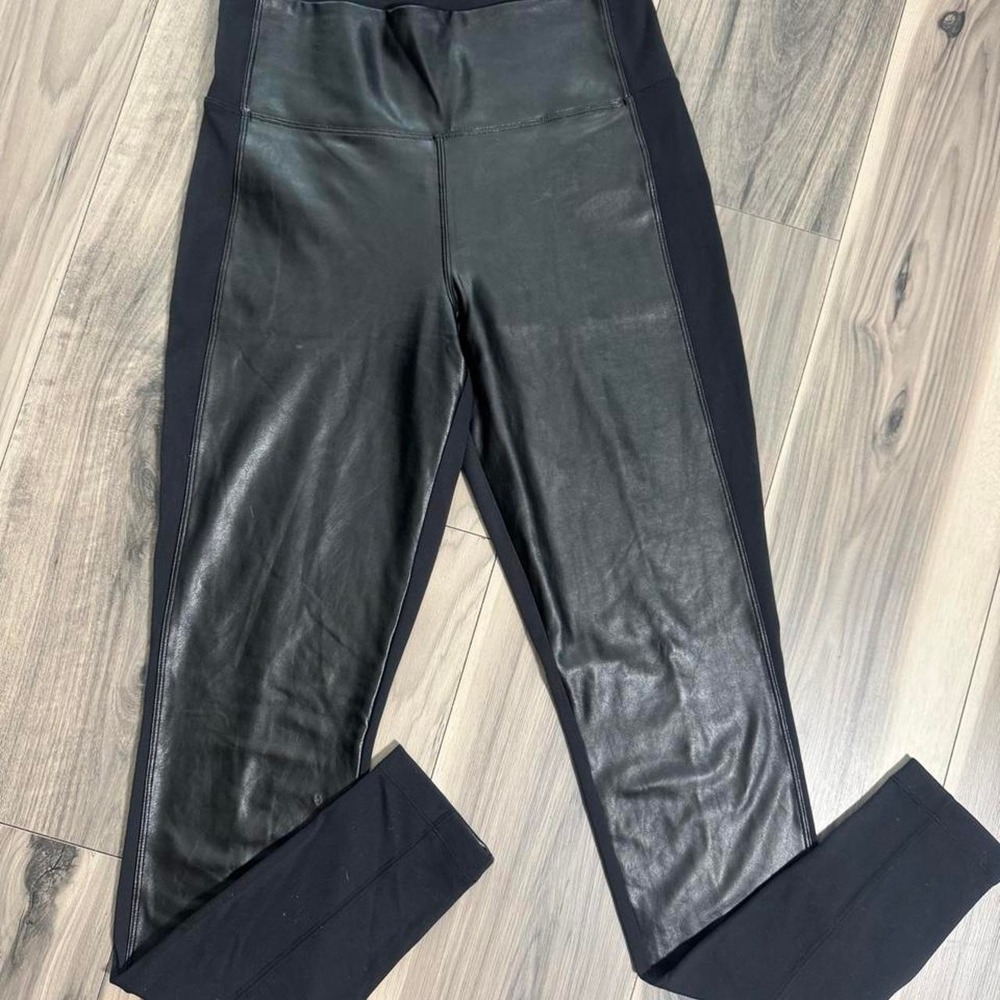 Athleta Delancy Shine Tight Black Leggings Size: Small Tall